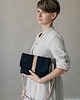 torby na ramię Marmollada - filcowa listonoszka GRAFIT + brąz 3