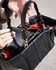 torby na ramię Skórzana torebka - czarna - HARMONY BAG 7