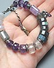 bransoletki wire wrapping Fiołek, róża, bez vol. 5  - bransoletka 4