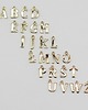 złote naszyjniki Naszyjnik Alfabeto z białą cyrkonią 3