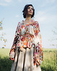bluzki kimonowe damskie Kimono Flower Ecru SHORT 3