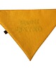 ubranka dla zwierząt Żółta bandana, chustka, apaszka dla psa Uwaga gryzę! 1