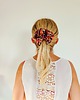 gumki do włosów Gumka jedwabna, scrunchie, frotka złota pora MAXI 4