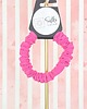 gumki do włosów S wąska gumka do włosów jedwab naturalny scrunchie róż różowa 1