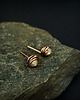 kolczyki wire wrapping Kolczyki sztyfty z cytrynem 9