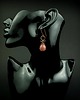 kolczyki wire wrapping Kolczyki z rodonitem 4
