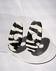 kolczyki z masy plastycznej Kolczyki zebra wiggly design sztyfty 1