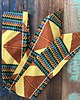 opaski do włosów AfroOpaska Kente Yellow 1