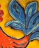 Ozdoby na ścianę Kura Ceramiczny dekor 2