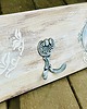 Ozdoby na ścianę Prowansalski wieszak z aniołami, shabby chic, ciekawe uchwyty 1