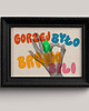 plakaty Typograficzny plakat poziomy Gorzej było - Kolaż Fine Art 1