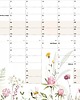 kalendarze i plannery Planer ścienny 2025 święta 42x60cm (A2)+dębowy wieszak 2