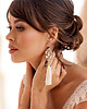 Biżuteria ślubna Lace Me Tassel Line Gold - kolczyki z chwostem 4
