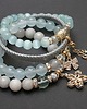 bransoletki z kamieni naturalnych Light grey and blue vol. 6 [15.07.2022] -  set 6