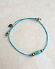 bransoletki na sznurku Bransoletka BOHO sznurkowa turkusowa, turkus, hematyt 4