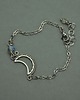 bransoletki wire wrapping Bransoletka labradoryt wire wrapping księżyc półksiężyc 1