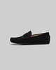 buty męskie Czarne mokasyny męskie zamszowe wsuwane F301 1