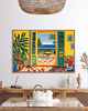 grafiki i ilustracje PLAKAT  St Tropez, Matisse obraz, kolorowa dekoracja ścienna 2