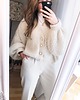 kardigany damskie Moherowy lekki kardigan z ozdobnymi guzikami jedwab alpaka handmade 1