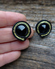 kolczyki soutache Czarne kolczyki soutache 4