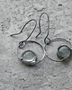 kolczyki wire wrapping Prehnit    -  kolczyki 1
