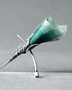 kolczyki wire wrapping Srebrne kolczyki koła miętowe 4