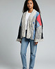 kurtki damskie Kurtka patchwork jeans Asana zero waste unikat one size 7