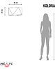 plafony Czarny plafon sufitowy w geometrycznej formie KOLORADO 3