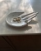 pojemniki na biżuterię Ceramiczna Łapka Handmade na Pierścionki w Czarno Złote Ciapki 1