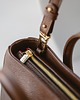 torebki do ręki BOW BAG - skórzana torebka - brąz orzechowy 5