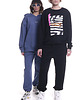 bluzy męskie Bluza hoodie oversize chabrowa 3