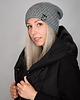 czapki damskie Czapka Merino - szara 1