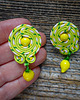 kolczyki soutache Cytrynki- letnie kolczyki soutache 3