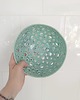 miski i misy Ceramiczny durszlak na owoce miętowy 1