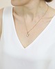 wisiory Tygrys mini amulet ze złoconego srebra 5