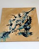 obrazy POCZĄTEK I 80x80 cm Akryl na płótnie Duży obraz abstrakcyjny do salonu 4