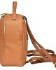 plecaki Damski plecak skórzany - rudy (5935) 3