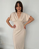 sukienki midi damskie Sukienka Eteral pearl beige 1