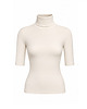 topy damskie Bluzka golf ecru YY500102 2