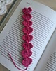 zakładki do książek Różowa zakładka do książki handmade 1