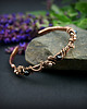 bransoletki wire wrapping Bransoleta mankietowa  z turmalinem i onyksem 3