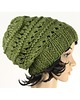 czapki damskie Czapka khaki luźna długa hipster beanie 1
