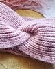 opaski do włosów Wełniana opaska handmade z alpaki i merino, miękka, ciepła, pudrowy róż 7