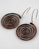 kolczyki z miedzi Spiralne - miedziane kolczyki lub klipsy 1
