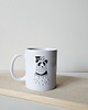 kubki 330 ml kubek z pandą i książkami 1