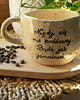 kubki Ceramiczny kubek handmade z jamniczkiem i napisem 1