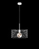 lampy wiszące Druciana lampa wisząca do salonu w stylu loft CLIZA 4