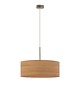 lampy wiszące Designerska lampa wisząca do salonu SINTRA ECO z fornirowym kloszem 60 cm 4
