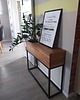 komody Kwietnik dębowy, konsola loft  90x75 5