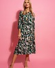 sukienki midi damskie Mery - wiskozowa sukienka moro 2